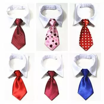 Удобные аксессуары для домашних животных, регулируемый хлопковый костюм для собак, официальный галстук для кошек, смокинг, галстук-бабочка, галстук для собаки S-A