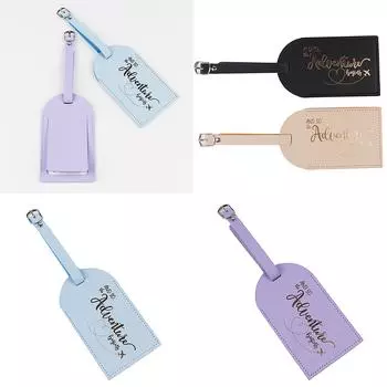 Удобные багажные бирки для легкой идентификации багажа, подходящие для бизнесменов и студентов чёрный