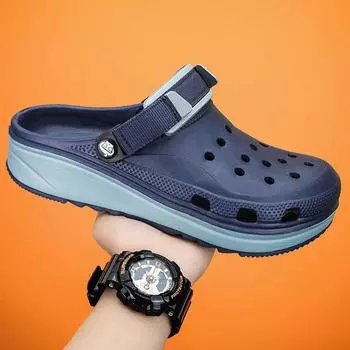 Удобные цветные спортивные сандалии с амортизацией и нескользящей подошвой для активного отдыха 43 чёрный