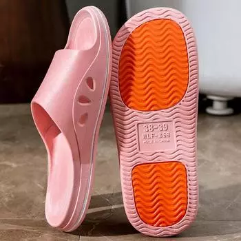 Удобные домашние тапочки, тапочки с плоской подошвой для спальни, женские минималистичные тапочки для ванной, круглый год 40-41 белый