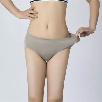 Удобные дышащие женские трусики, мягкие эластичные трусы на талии, женское нижнее белье L