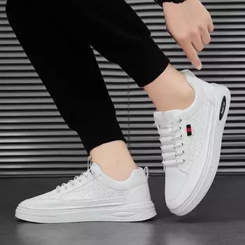 Удобные и прочные мужские весенние повседневные трендовые дышащие спортивные туфли, универсальные туфли для мальчиков 39 бежевый