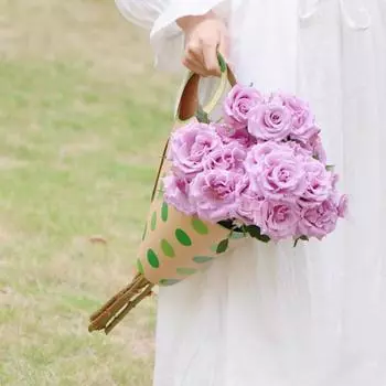 Удобные и стильные сумки-тоут с цветочным принтом: Ваш идеальный компаньон для ежедневных цветочных наслаждений 10 шт.