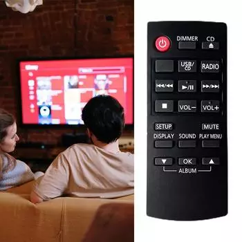 Удобные клавиши пульта дистанционного управления для системного CD N2QAYB000984 Soundbar Player Controllers Индивидуальный пульт дистанционного управления Красивый внешний вид