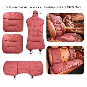 Удобные кожаные подушки для сидений, дышащие чехлы для автомобильных сидений, Универсальная защита для сидений, Auto Interio Style C