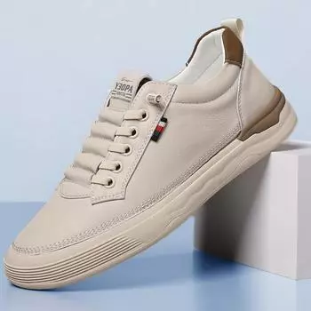 Удобные кроссовки, легкие мужские кроссовки для ходьбы, универсальная теннисная обувь для мужчин, повседневная обувь для мужчин 38 бежевый