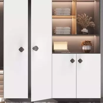 Удобные квадратные ручки для ящиков, износостойкие ручки для мебели комода для кухни style 4