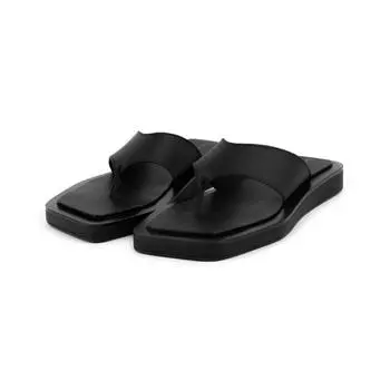 Удобные квадратные шлепанцы Analog Mood (черный)-AM235501 250