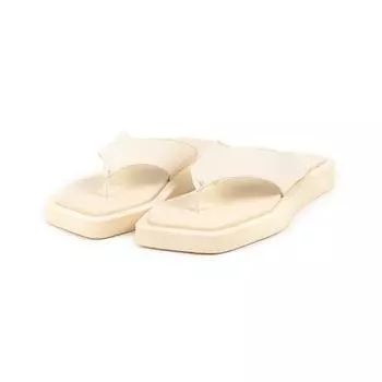 Удобные квадратные шлепанцы Analog Mood (слоновая кость)-AM235502 250