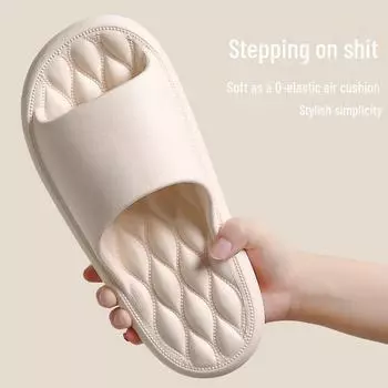 Удобные летние унисекс нескользящие домашние тапочки из ЭВА для купания