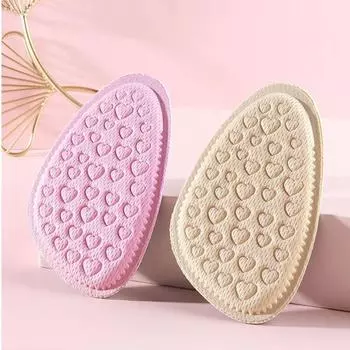 Удобные мягкие стельки для передней части стопы для женщин, регулируемые по размеру, полустельки для девочек розовый