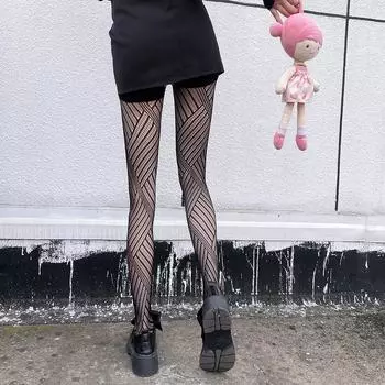 Удобные нейлоновые женские колготки в сеточку Lolita, ультратонкие колготки в сеточку, женские чулки C