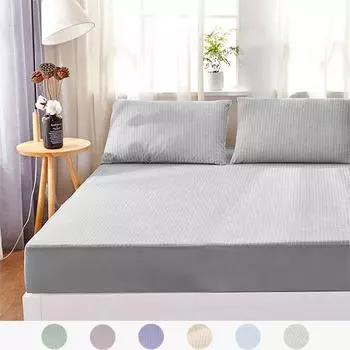 Удобные постельные принадлежности, махровая ткань, простыня, водонепроницаемая простыня из ТПУ с защитой от клещей, защита для матраса Simmons, простыня для отеля 60*120+30cm розовый