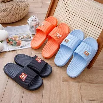 Удобные сандалии из ПВХ на плоской подошве для использования в помещении и на открытом воздухе - простые шлепанцы с ажурным дизайном для повседневного использования 38-39