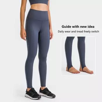 Удобные спортивные леггинсы с высокой талией, разноцветные, эластичные