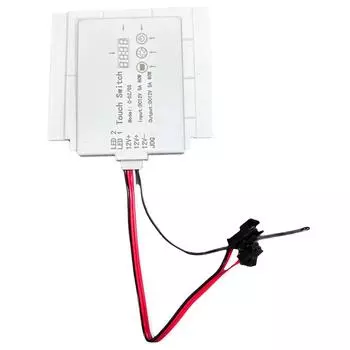 Удобные стеклянные выключатели для ванной комнаты, простые в использовании, с регулировкой. Удобный сенсорный датчик для освещения стекла в ванной комнате. 1