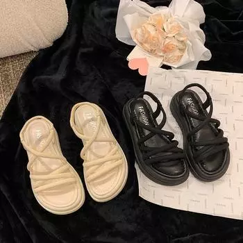 Удобные танкетки с вечерними брюками 35