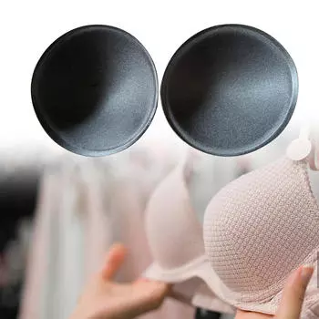 Удобные вкладыши для бюстгальтера для женских купальников и спортивных бюстгальтеров Black