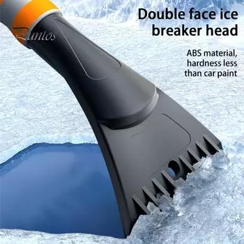 Удобный 2 в 1 Низкотемпературный снегоуборочный скребок Автомобиль Снегоуборочный инструмент Лопата Автомобильный уход синий