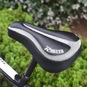 Удобный эргономичный дизайн, простой в установке чехол для подушки сиденья, утолщенный чехол для седла велосипеда MTB, запасная часть, принадлежности для велосипеда красный