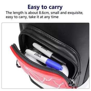 Удобный эргономичный дизайн с крышкой Мяч для гольфа Ручка для рисования мяча для гольфа Маркер Аксессуары для гольфа чёрный