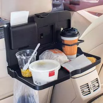 Удобный автомобильный обеденный стол, тонкая работа, прочный органайзер для хранения