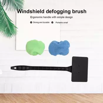 Удобный автомобильный стеклянный портативный пластиковый стеклоочиститель, эргономичная щетка, вращающаяся головка, щетка для лобового стекла для авто синий