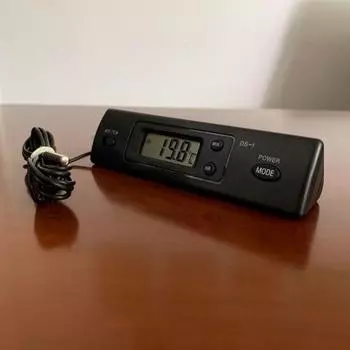 Удобный автомобильный термометр с двойным зондом, многофункциональный, легкий и стабильный автоматический термометр для седана