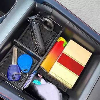 Удобный большой емкости Экономия места в автомобиле Ящик для хранения Чашка Ткань Подлокотник