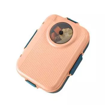 Удобный, большой емкости, сохраняющий тепло, пищевой, наполненный водой, нагревательный контейнер для еды, ящик для хранения продуктов повседневного использования 1100ml зелёный