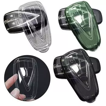 Удобный чехол для автомобильного ключа Changan UNIT UNIK CS35PLUS CS55 PLUS чёрный