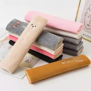 Удобный чехол для ремня безопасности автомобиля, украшение для ремня безопасности, наплечники для автомобиля 23cm розовый