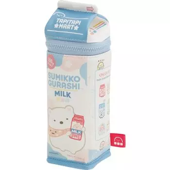 Удобный чехол для ручек Sumikko Gurashi Tapioka PT17201 В 160 x Ш 130 x Г 55 мм San-X Wakuwaku Store (Пакет молока)