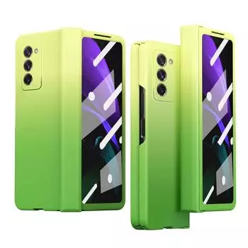 Удобный чехол для стеклянной защитной пленки для Samsung Galaxy Z Fold 2 Fold2 5G Fold3 Fold 3 Сумка для телефона без отпечатков пальцев Funda for Galaxy Z Fold 2