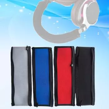 Удобный чехол на голову для наушников MSR7 M50X M40X, защита кожи на голову, чехол, подушки на голову синий