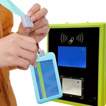 Удобный держатель для карт с выдвижной катушкой для бейджа Персонал компании Больница Доктор Медсестра Рабочий держатель для карт красный