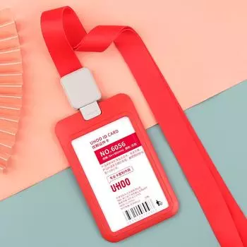 Удобный держатель для карт с выдвижной катушкой для бейджа Персонал компании Больница Доктор Медсестра Рабочий держатель для карт красный