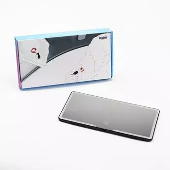 Удобный дизайн автомобильного зеркала для макияжа Персонализированные настройки макияжа Яркое зеркало Прямоугольный Содержимое упаковки Регулируемая яркость белый