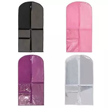 Удобный для путешествий детский чехол для одежды с карманом для аксессуаров, удобная сумка для переноски одежды, дропшиппинг белый