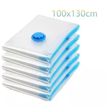 Удобный и быстрый вакуумный мешок для хранения стеганой одежды, водонепроницаемая компрессионная подушка безопасности, складная пыленепроницаемая и влагозащищенная домашняя сумка 40X50