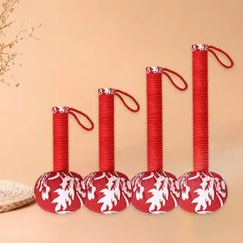 Удобный инструмент для массажа Knock Relax Percussion Massager Hammer Muscle Massage Stick для домашнего хозяйства 26cm красный