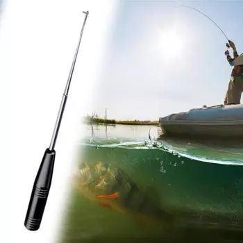 Удобный инструмент для снятия рыболовных крючков для пресной и соленой воды чёрный