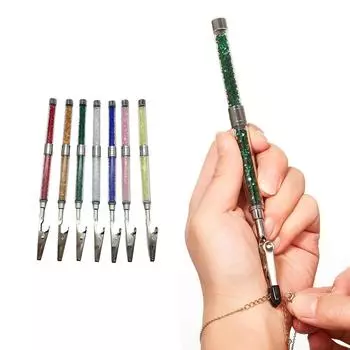 Удобный инструмент для застежки ювелирных изделий, практичный инструмент для застежки браслета, вспомогательный инструмент для легкого ношения ювелирных изделий зелёный