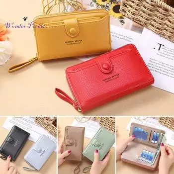 Удобный кошелек для монет, многофункциональный карман для хранения деликатных швейных изделий красный