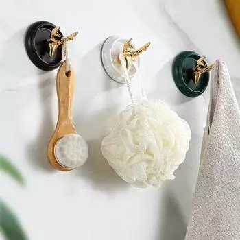 Удобный крючок для вешалки из нержавеющей стали, устойчивый к пробиванию, стильный настенный крючок, хозяйственные принадлежности A белый