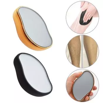 Удобный ластик для волос, безболезненное физическое средство для удаления волос, эпиляторы для волос на руках, ногах и теле розового золота