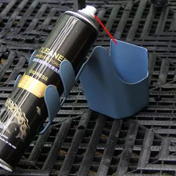 Удобный легкий инструмент для очистки маховика, прочный темно-синий очиститель велосипедной цепи для мотоциклов 1pc темно-синий