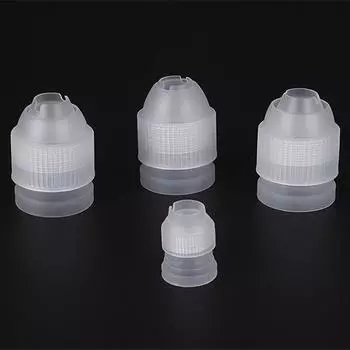 Удобный набор из 4 инструментов для выпечки, включающий в себя маленькие и большие пластиковые адаптеры, монтажные пакеты, насадки для крема,