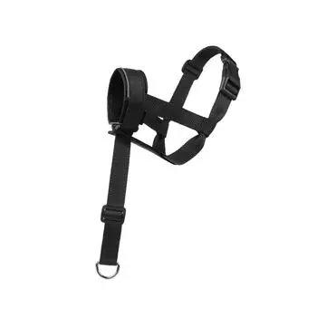 Удобный намордник для питомца Большой Проницаемый Намордник для рта собаки Безопасный Намордник для питомца для маленьких собак Обеспечивающий Безопасный M чёрный