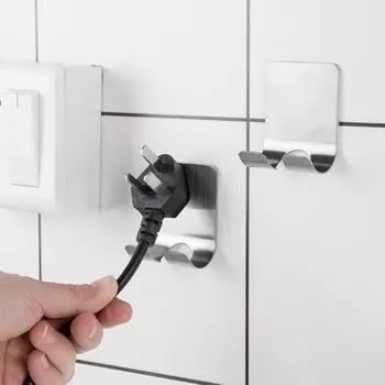 Удобный настенный крючок для бритвы, прочная несущая способность, водонепроницаемое хранение чёрный